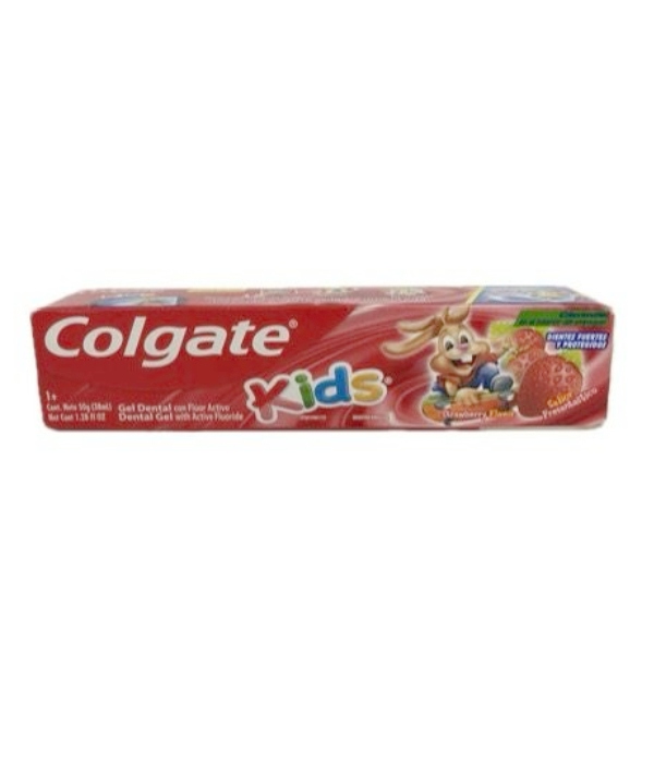 CREMA DENTAL COLGATE GEL KIDS FRESA CAJA X 50 GR